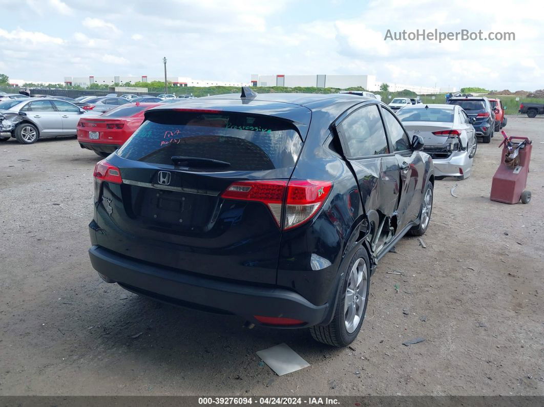 2021 Honda Hr-v 2wd Lx Black vin: 3CZRU5H33MM701488