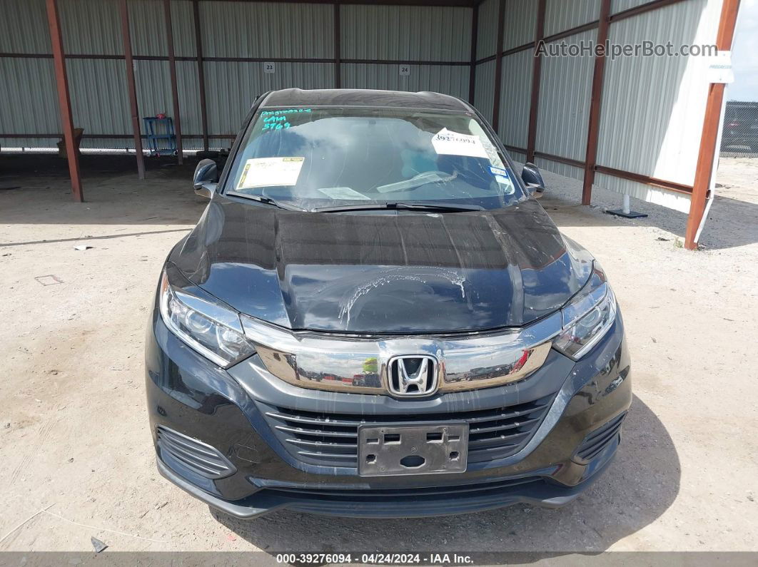 2021 Honda Hr-v 2wd Lx Black vin: 3CZRU5H33MM701488