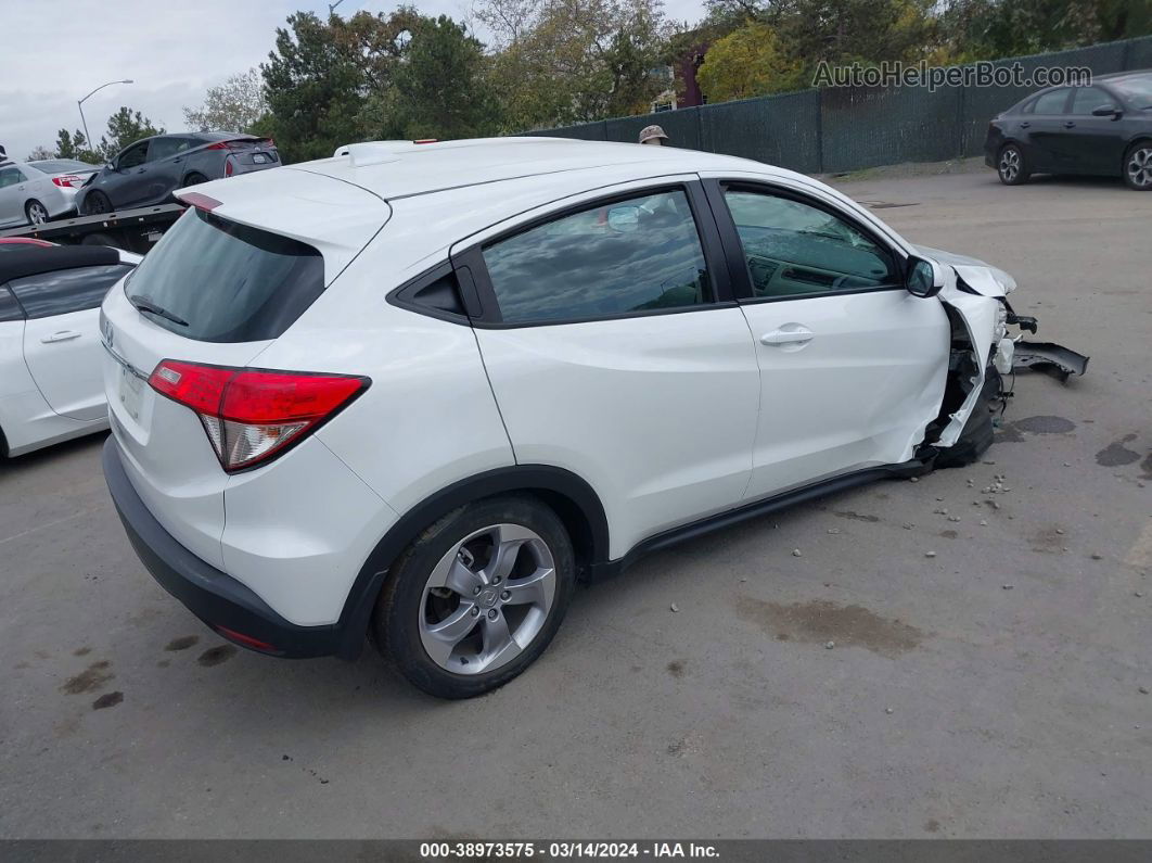 2021 Honda Hr-v 2wd Lx White vin: 3CZRU5H33MM715259