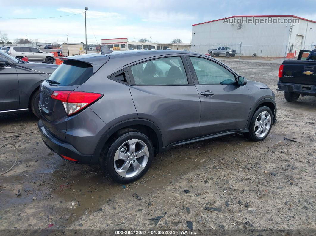 2021 Honda Hr-v 2wd Lx Gray vin: 3CZRU5H33MM718839