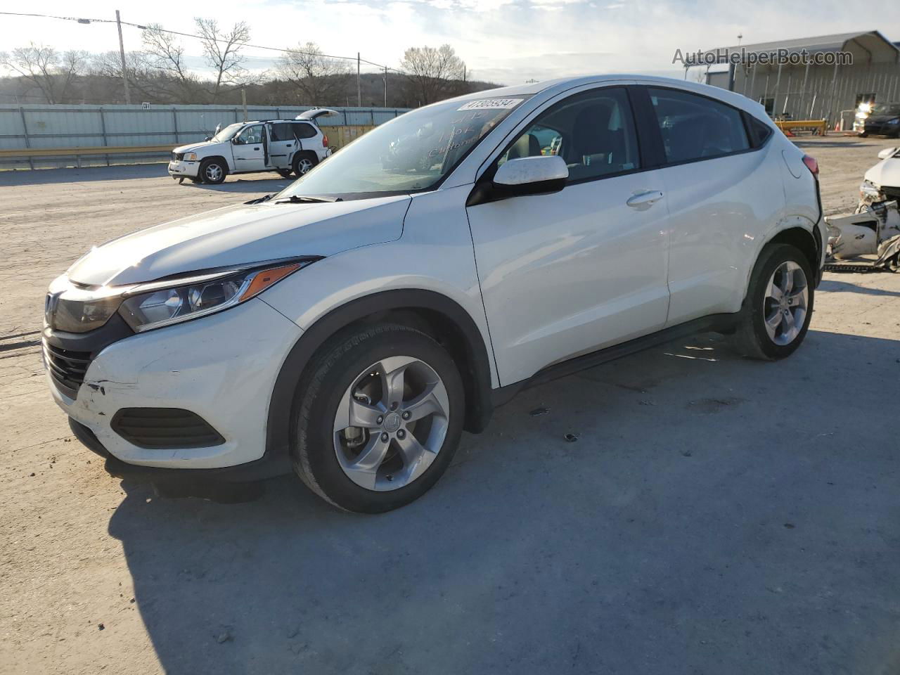 2021 Honda Hr-v Lx White vin: 3CZRU5H33MM726195