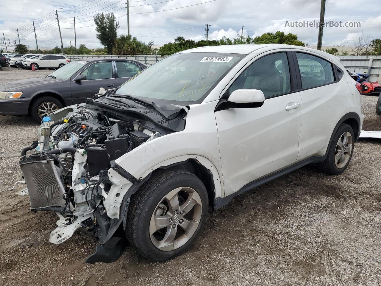 2021 Honda Hr-v Lx White vin: 3CZRU5H33MM727511