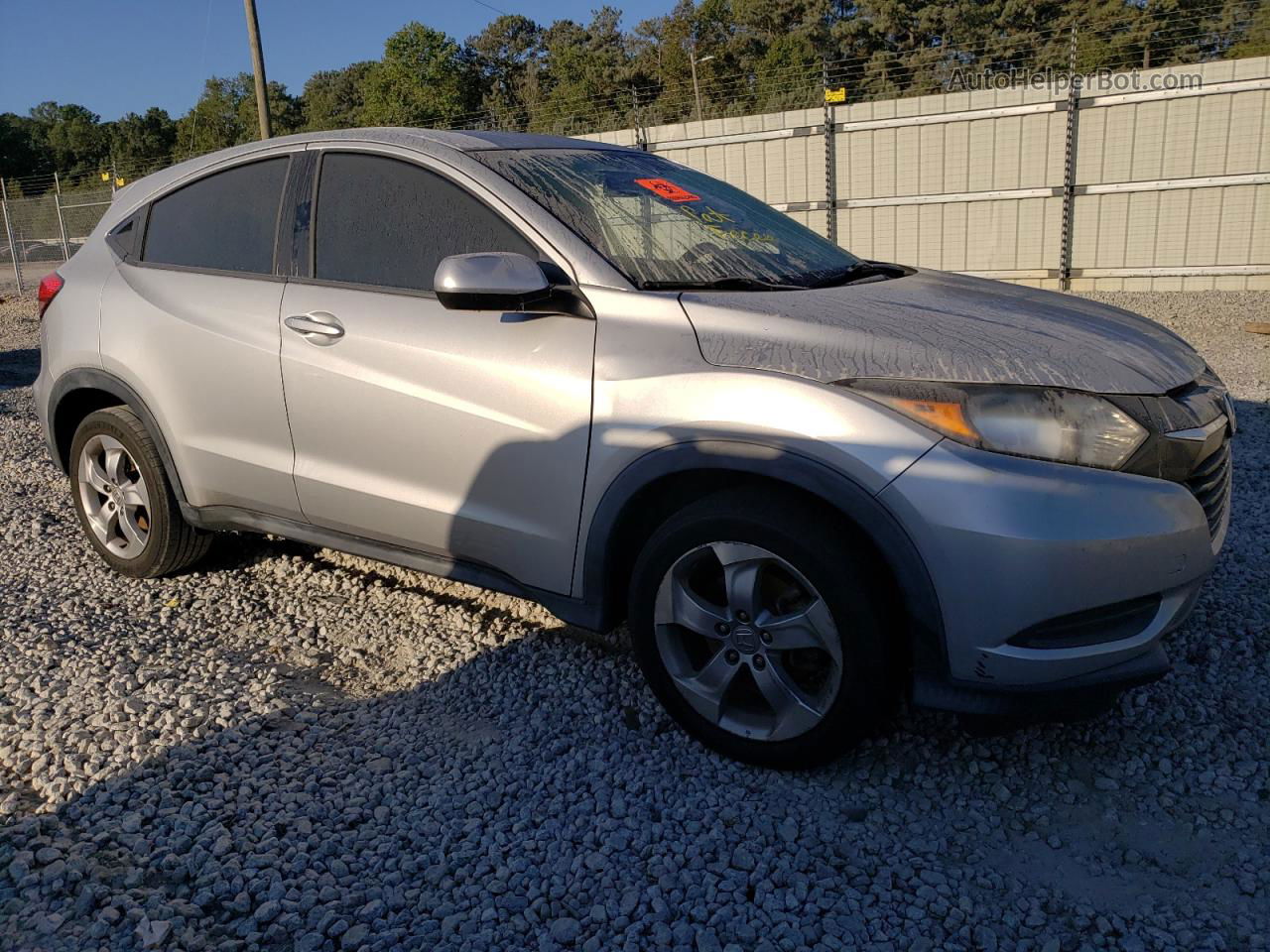 2016 Honda Hr-v Lx Silver vin: 3CZRU5H34GM709040