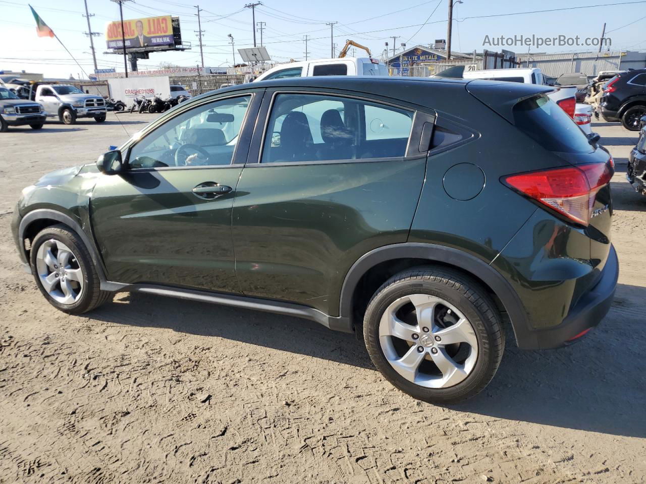 2016 Honda Hr-v Lx Green vin: 3CZRU5H34GM718322