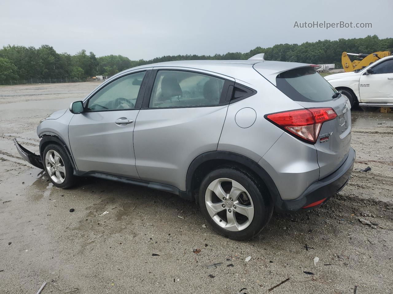 2017 Honda Hr-v Lx Silver vin: 3CZRU5H34HM715826