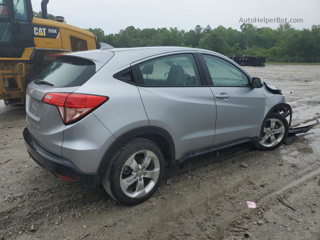 2017 Honda Hr-v Lx Silver vin: 3CZRU5H34HM715826