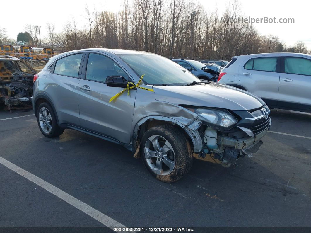 2017 Honda Hr-v Lx Silver vin: 3CZRU5H34HM717320