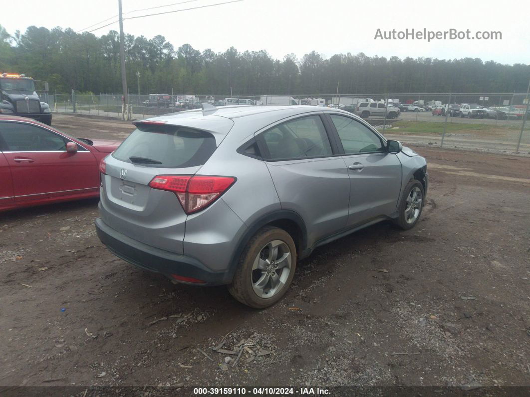 2017 Honda Hr-v Lx Silver vin: 3CZRU5H34HM721660