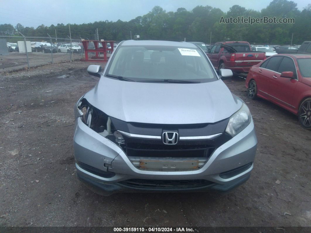 2017 Honda Hr-v Lx Silver vin: 3CZRU5H34HM721660