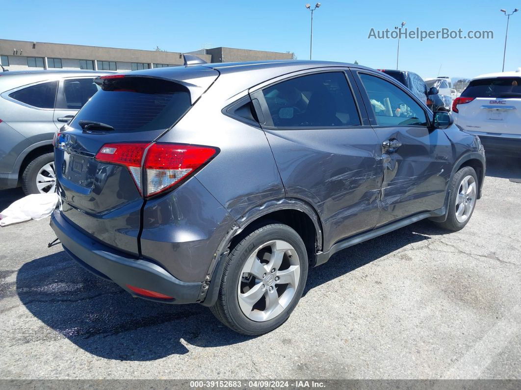 2019 Honda Hr-v Lx Серый vin: 3CZRU5H34KG708137