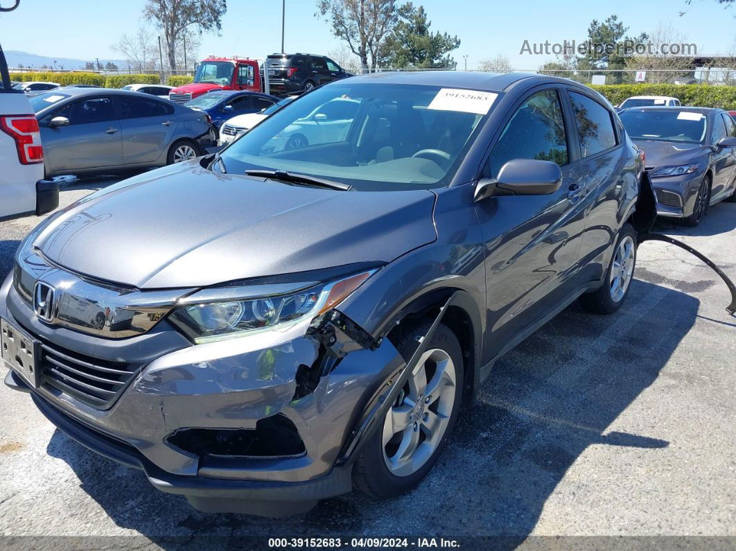 2019 Honda Hr-v Lx Gray vin: 3CZRU5H34KG708137