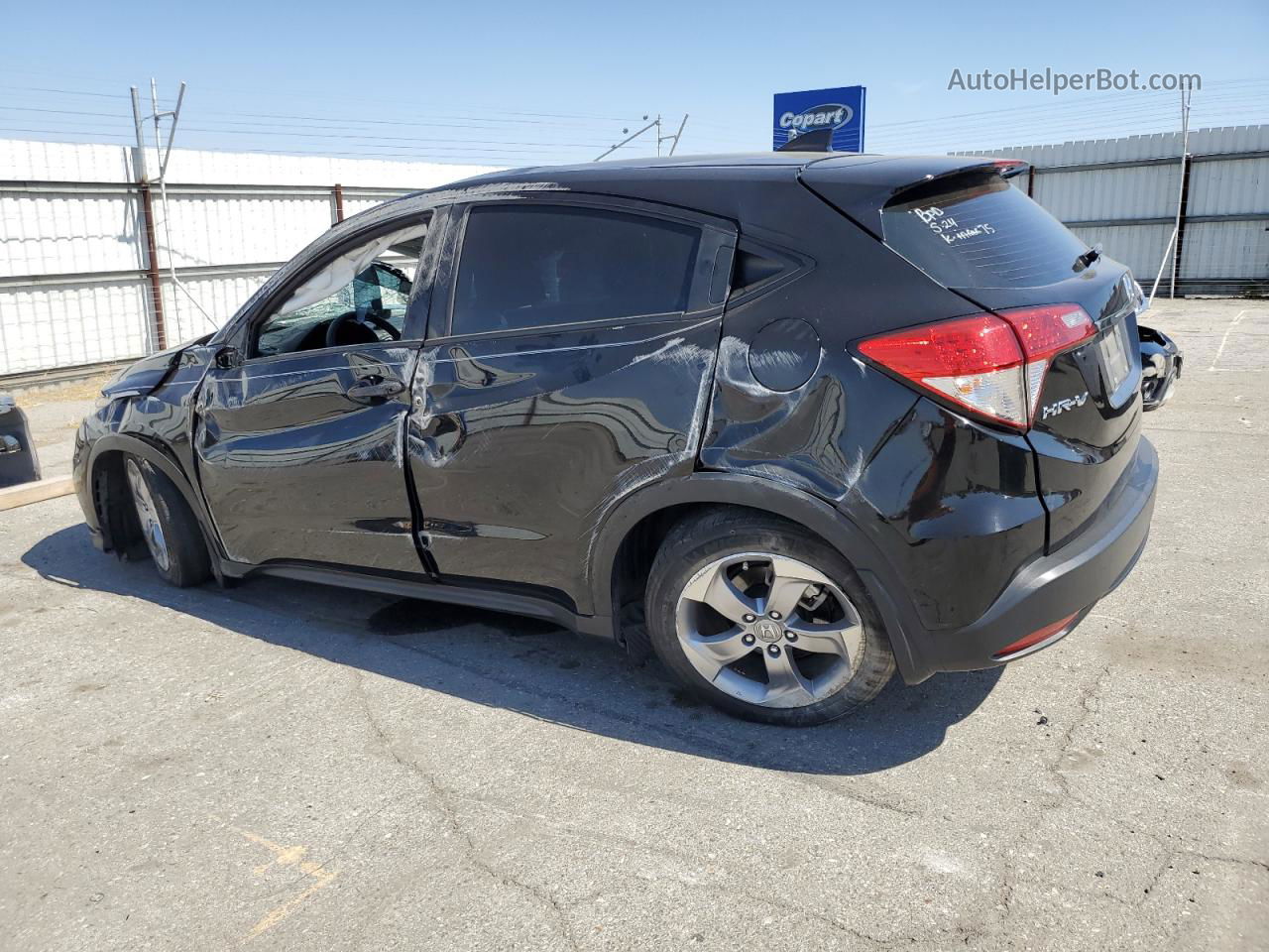 2019 Honda Hr-v Lx Black vin: 3CZRU5H34KG713905