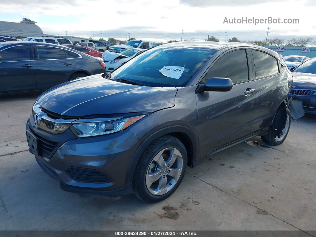 2019 Honda Hr-v Lx Gray vin: 3CZRU5H34KM710178