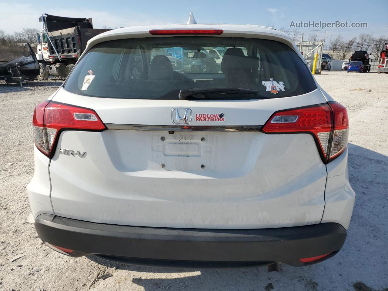 2019 Honda Hr-v Lx White vin: 3CZRU5H34KM719219