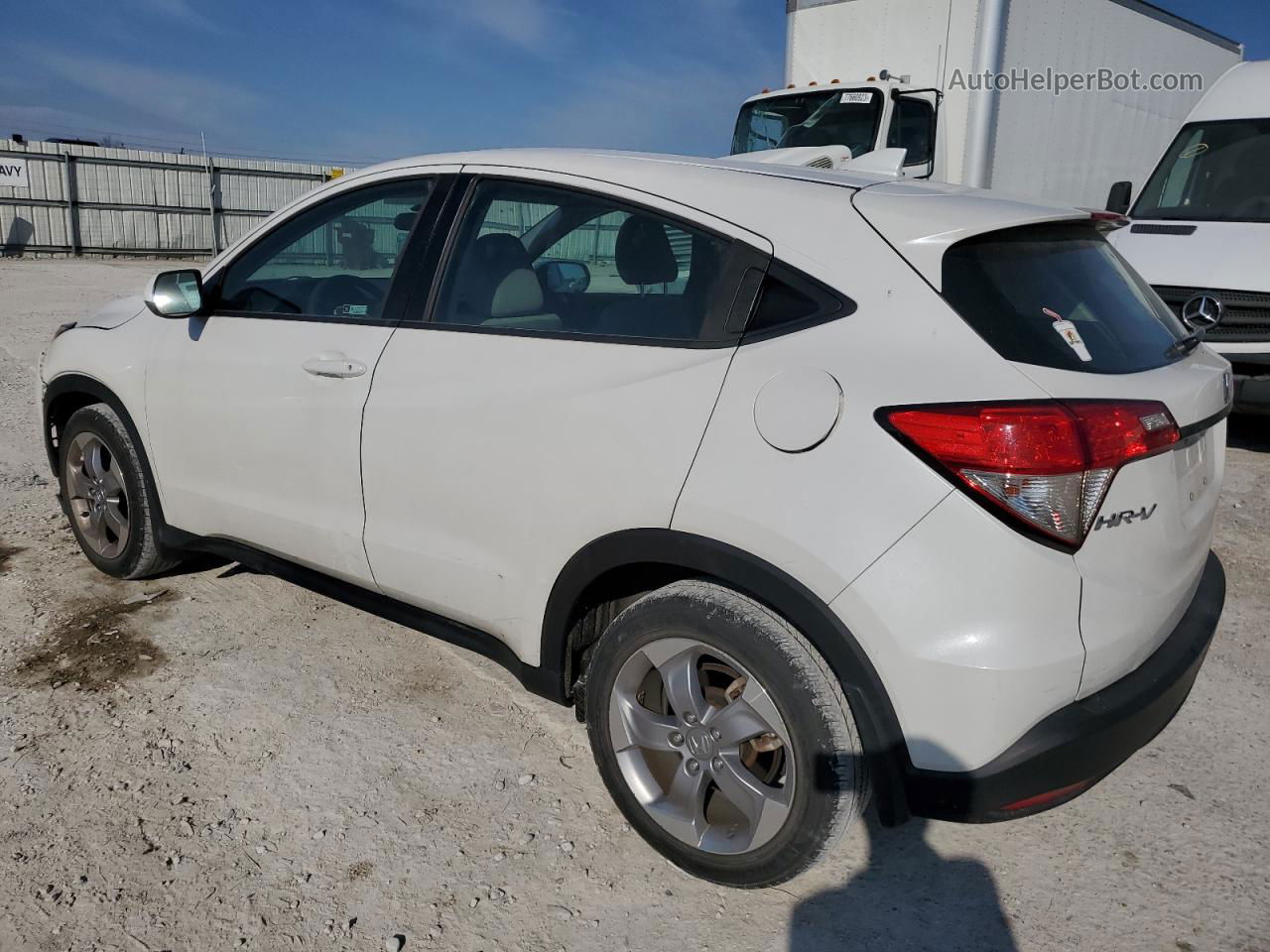 2019 Honda Hr-v Lx White vin: 3CZRU5H34KM719219