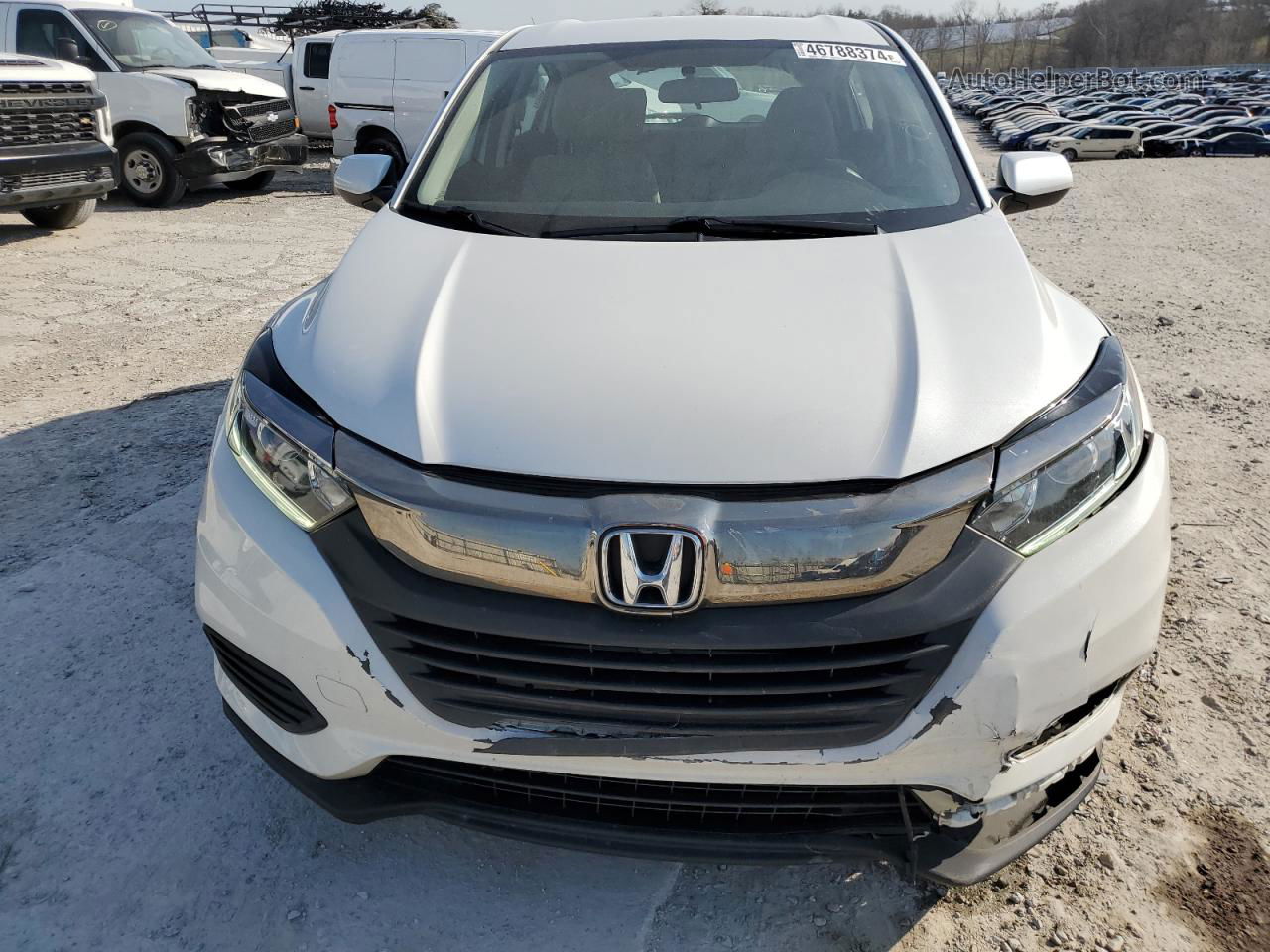 2019 Honda Hr-v Lx White vin: 3CZRU5H34KM719219