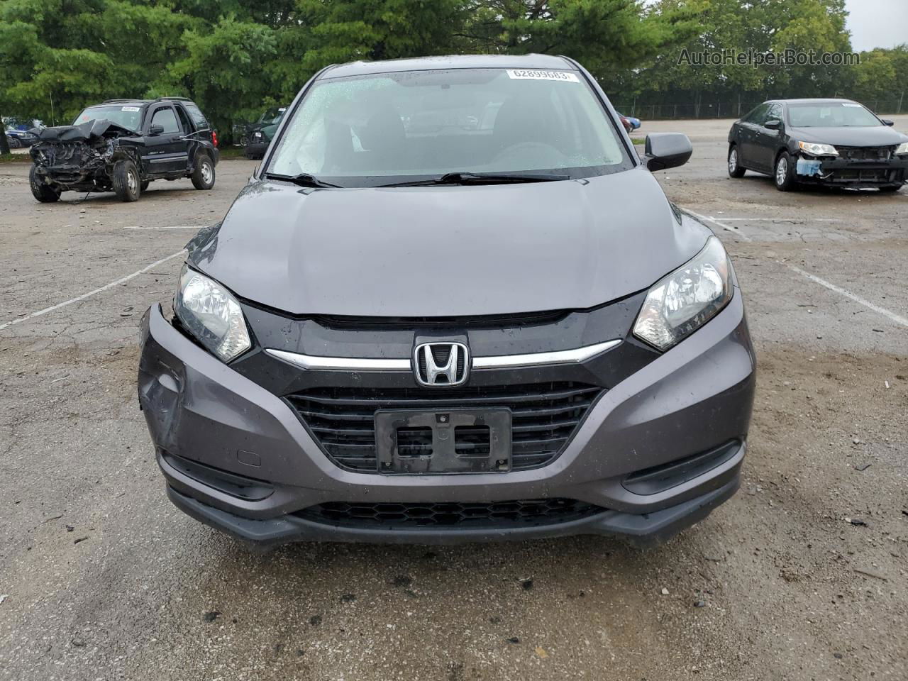 2016 Honda Hr-v Lx Серый vin: 3CZRU5H35GM703926