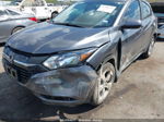 2016 Honda Hr-v Lx Gray vin: 3CZRU5H35GM740961