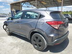 2017 Honda Hr-v Lx Gray vin: 3CZRU5H35HG710245