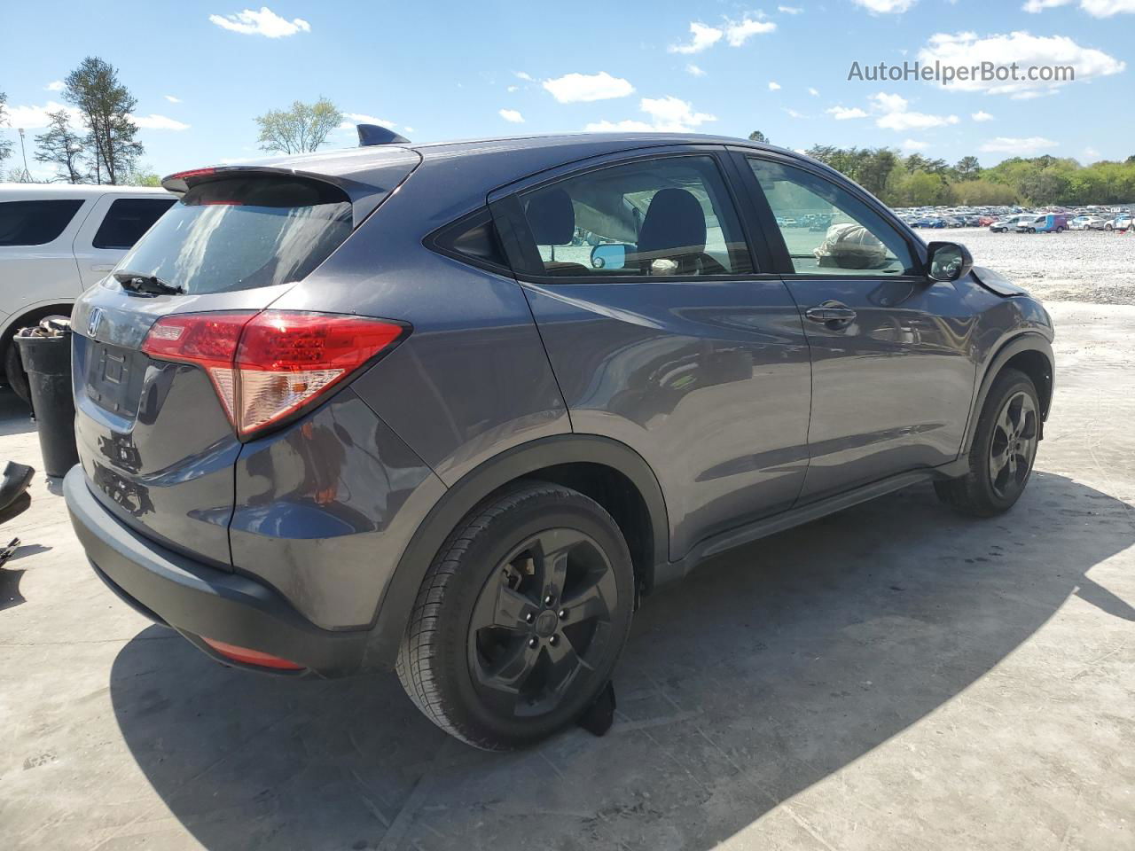 2017 Honda Hr-v Lx Gray vin: 3CZRU5H35HG710245