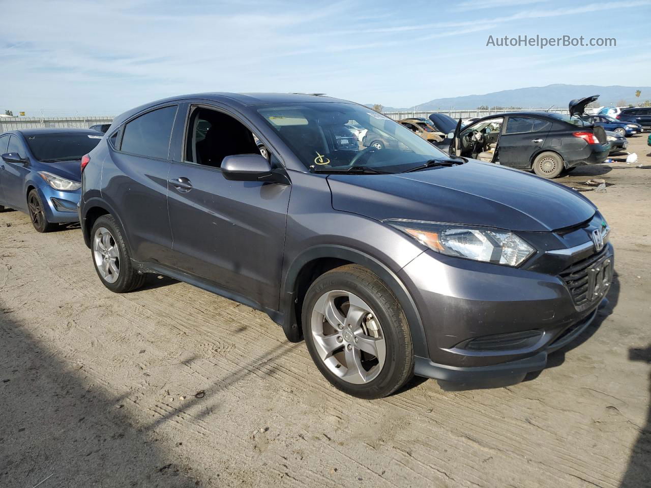 2018 Honda Hr-v Lx Silver vin: 3CZRU5H35JM710530