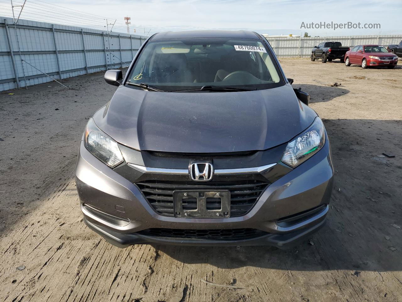 2018 Honda Hr-v Lx Silver vin: 3CZRU5H35JM710530