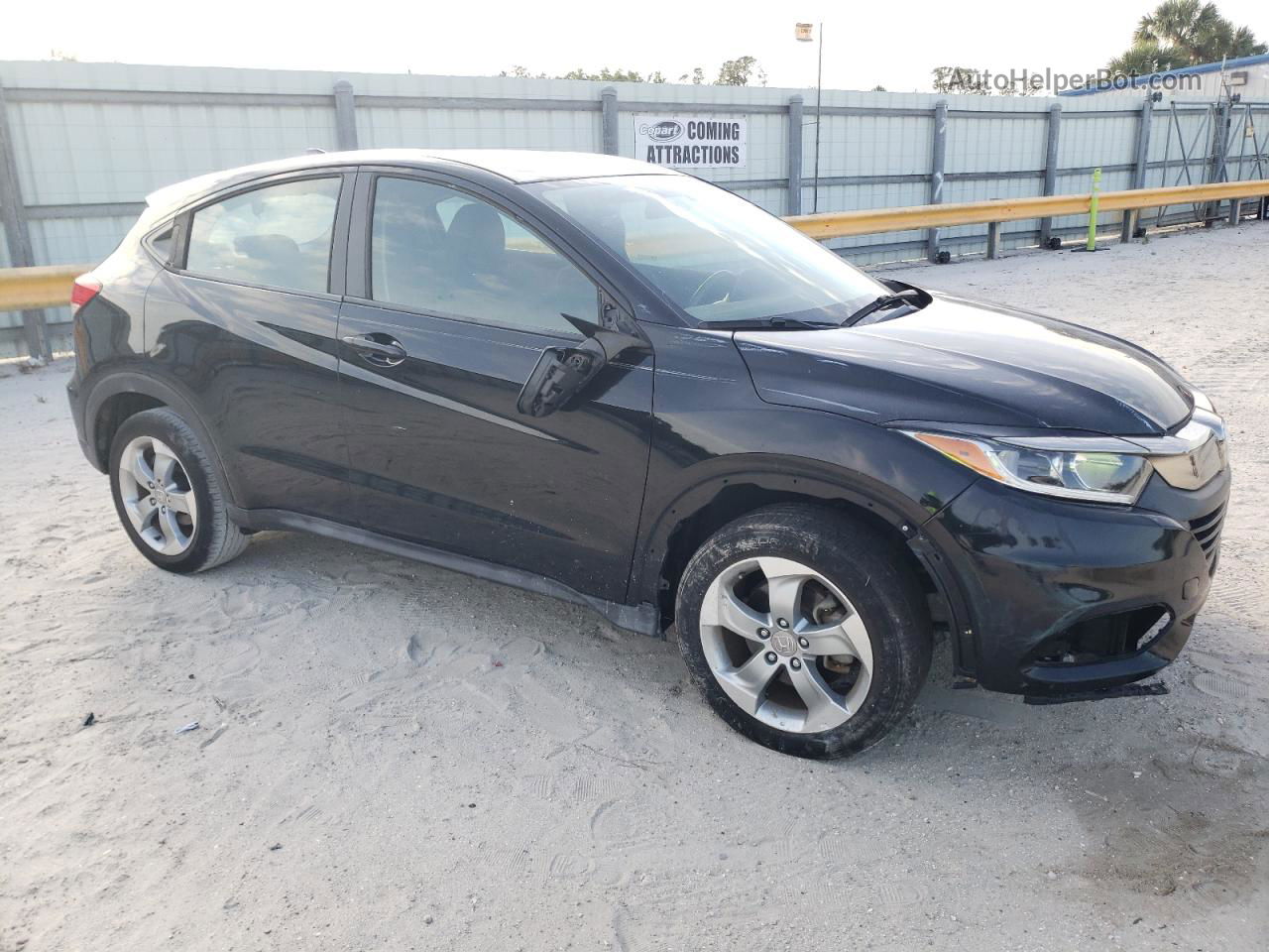 2019 Honda Hr-v Lx Black vin: 3CZRU5H35KG704808