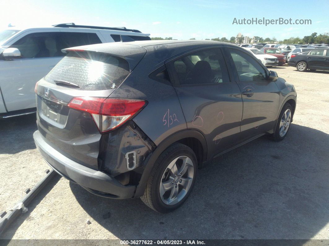 2019 Honda Hr-v Lx Gray vin: 3CZRU5H35KG712746