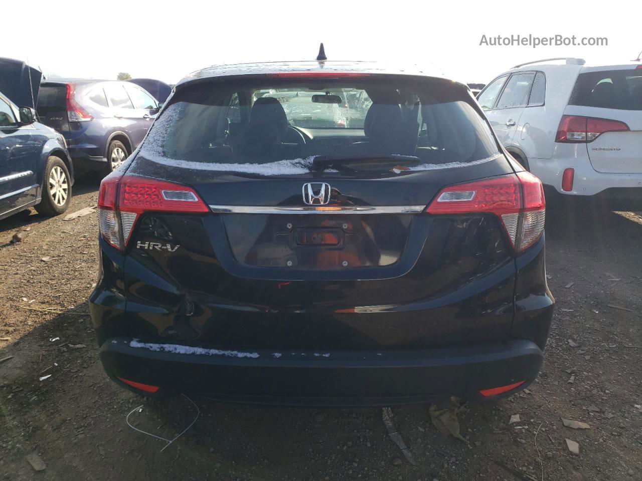 2019 Honda Hr-v Lx Black vin: 3CZRU5H35KG715579