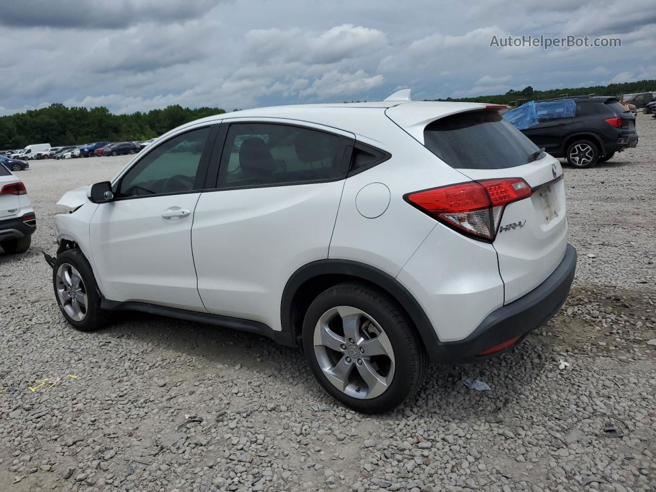 2019 Honda Hr-v Lx White vin: 3CZRU5H35KM719973