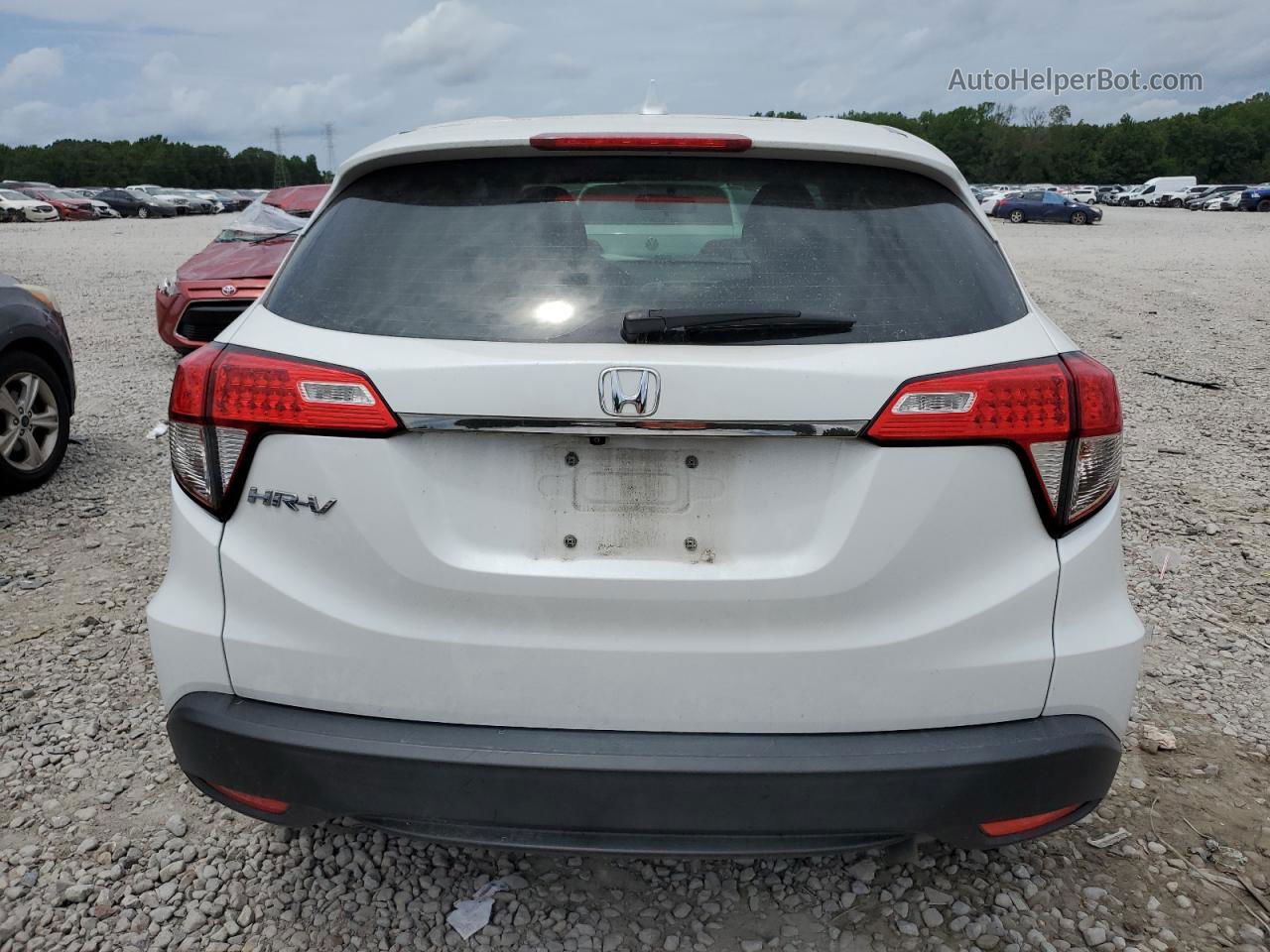 2019 Honda Hr-v Lx White vin: 3CZRU5H35KM719973