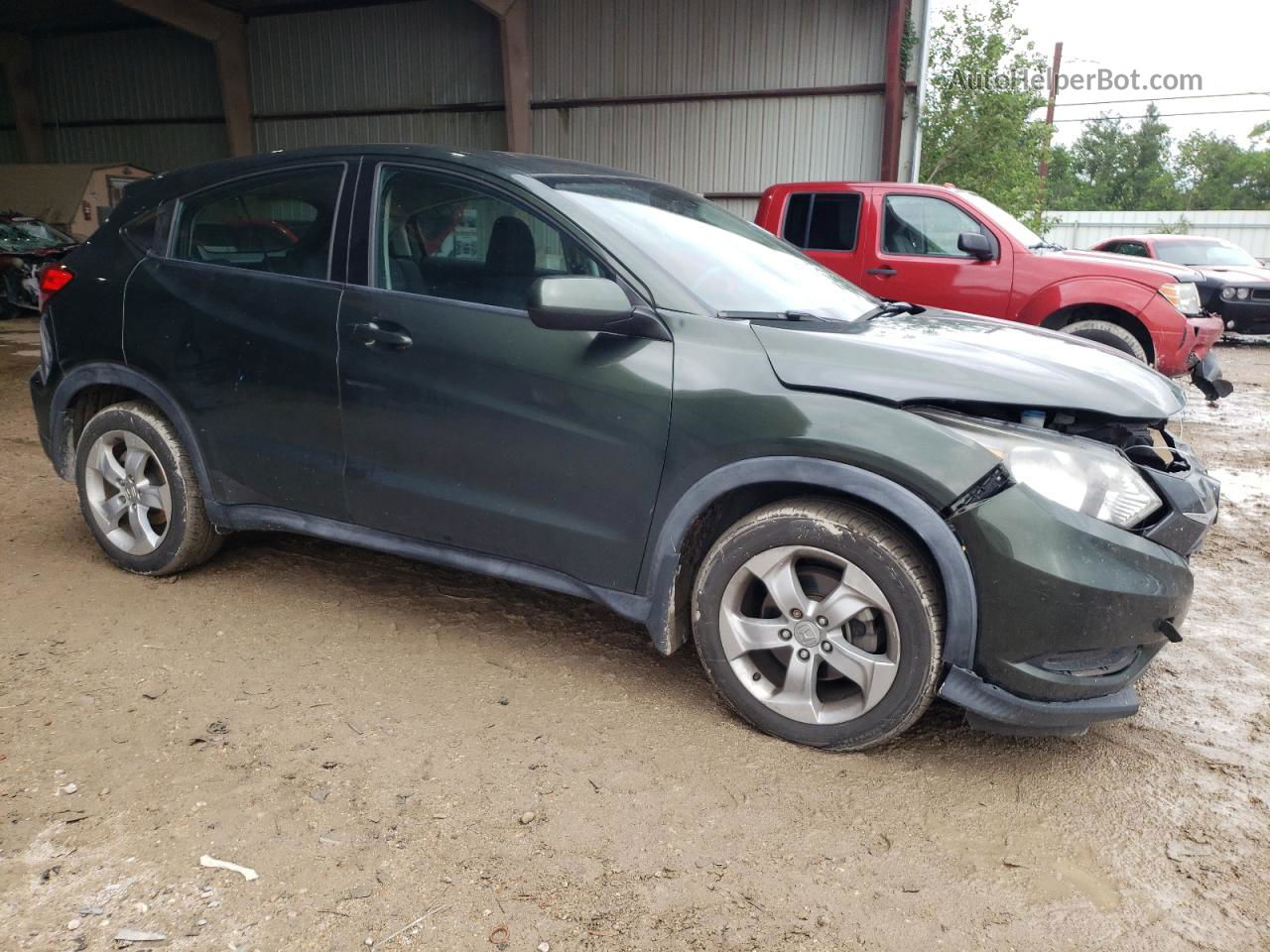 2016 Honda Hr-v Lx Green vin: 3CZRU5H36GM709086