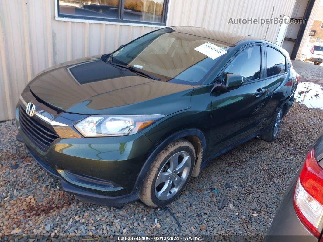 2016 Honda Hr-v Lx Green vin: 3CZRU5H36GM742542