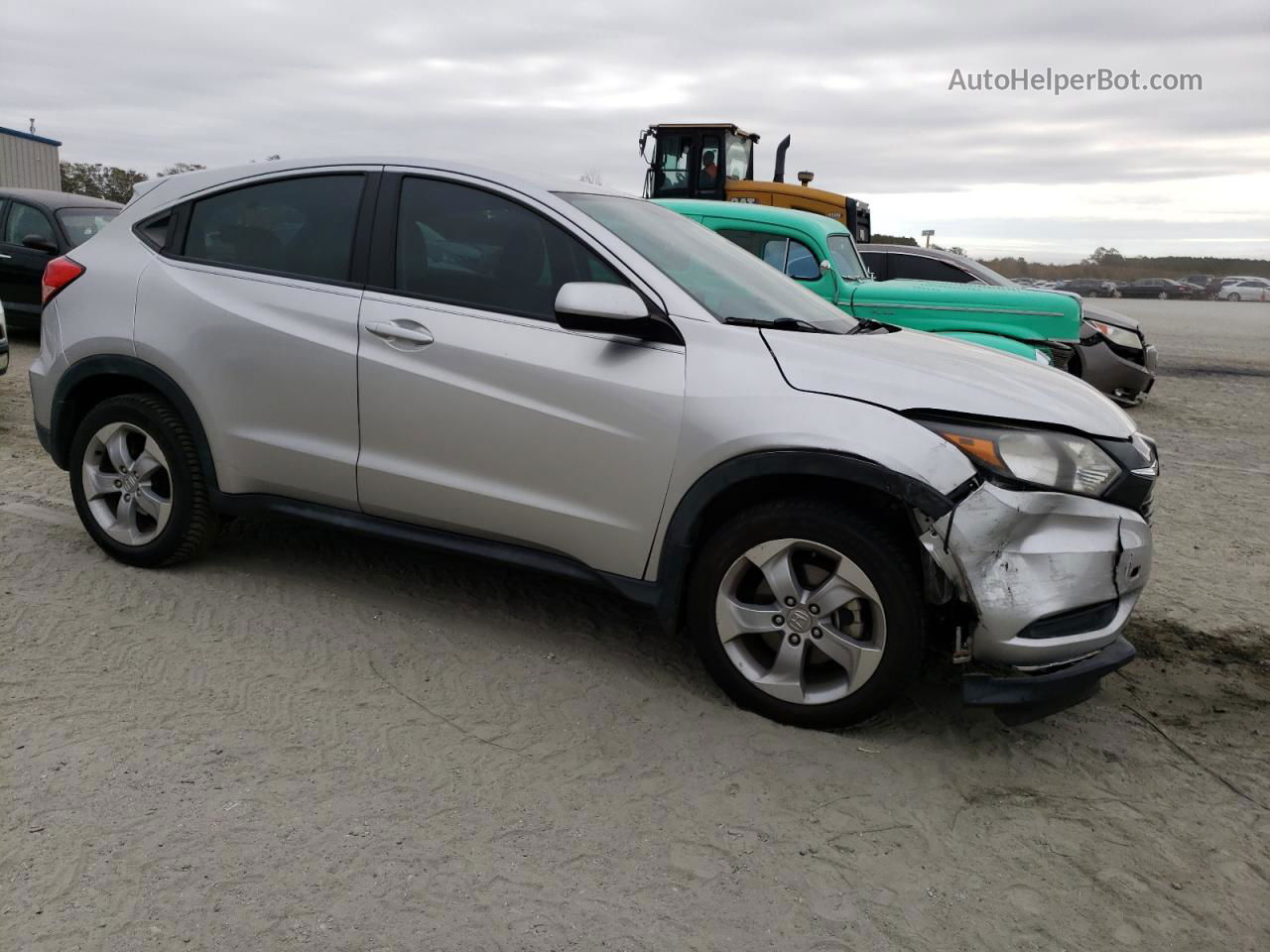 2016 Honda Hr-v Lx Серебряный vin: 3CZRU5H36GM745893