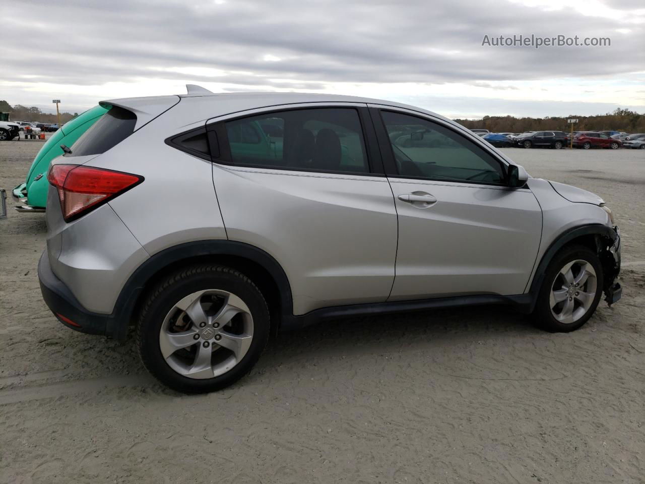 2016 Honda Hr-v Lx Серебряный vin: 3CZRU5H36GM745893