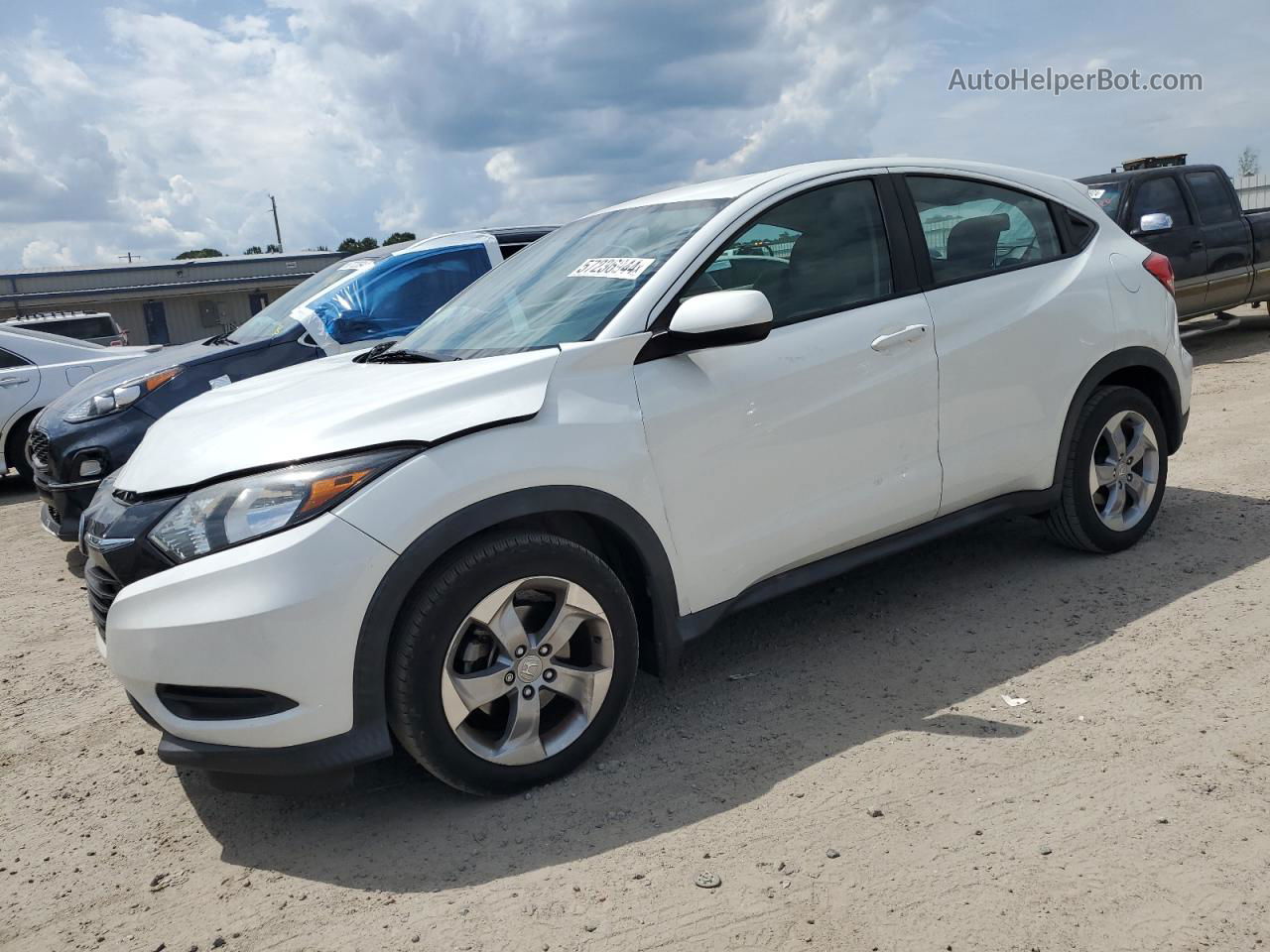 2017 Honda Hr-v Lx White vin: 3CZRU5H36HM720722