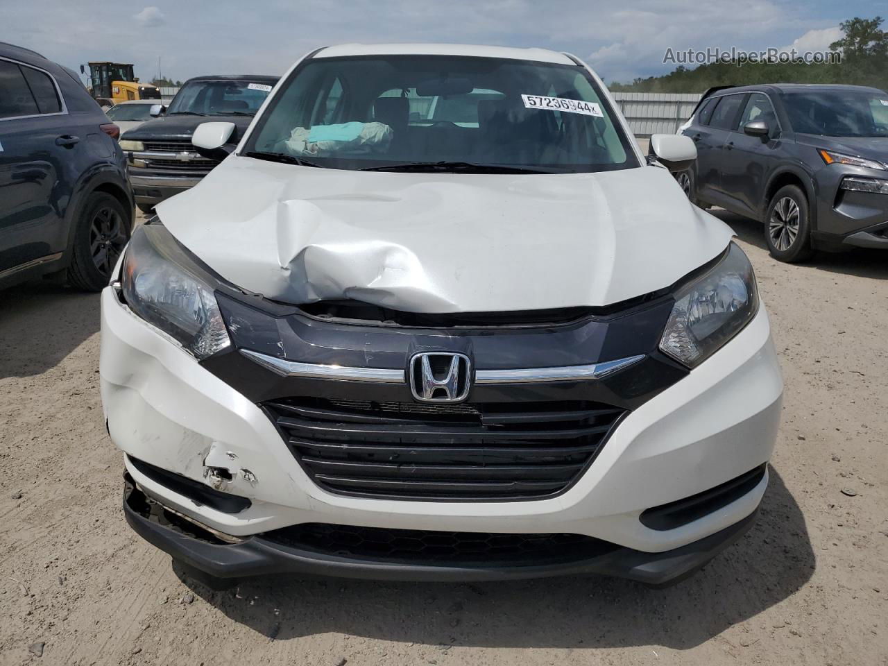 2017 Honda Hr-v Lx White vin: 3CZRU5H36HM720722