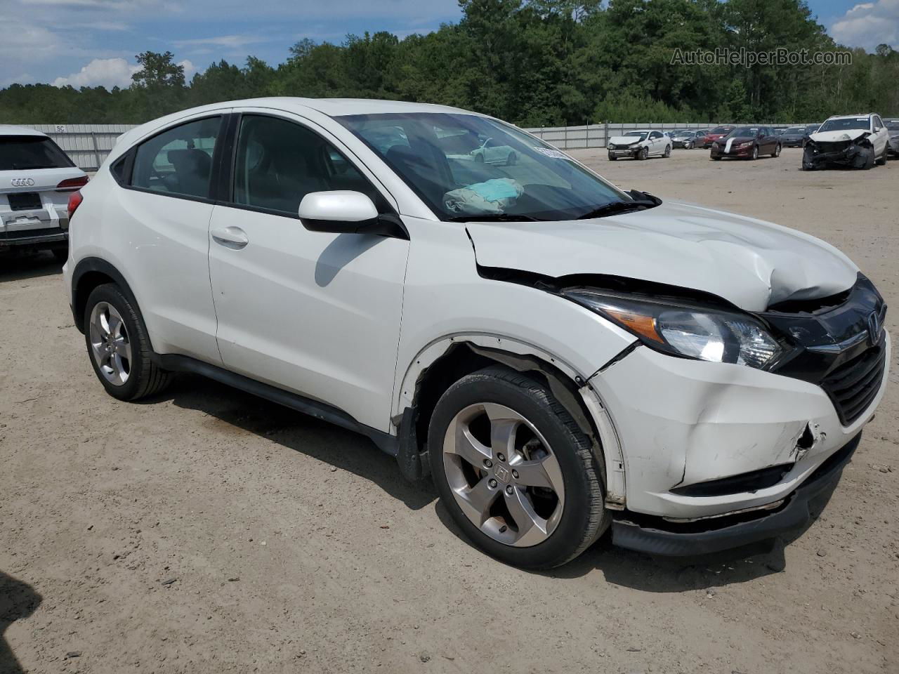 2017 Honda Hr-v Lx Белый vin: 3CZRU5H36HM720722