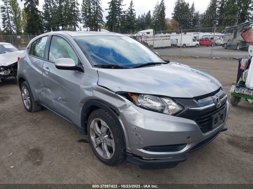 2017 Honda Hr-v Lx Silver vin: 3CZRU5H36HM724382