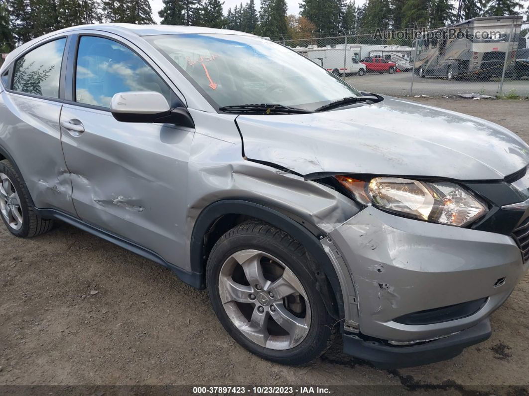 2017 Honda Hr-v Lx Silver vin: 3CZRU5H36HM724382