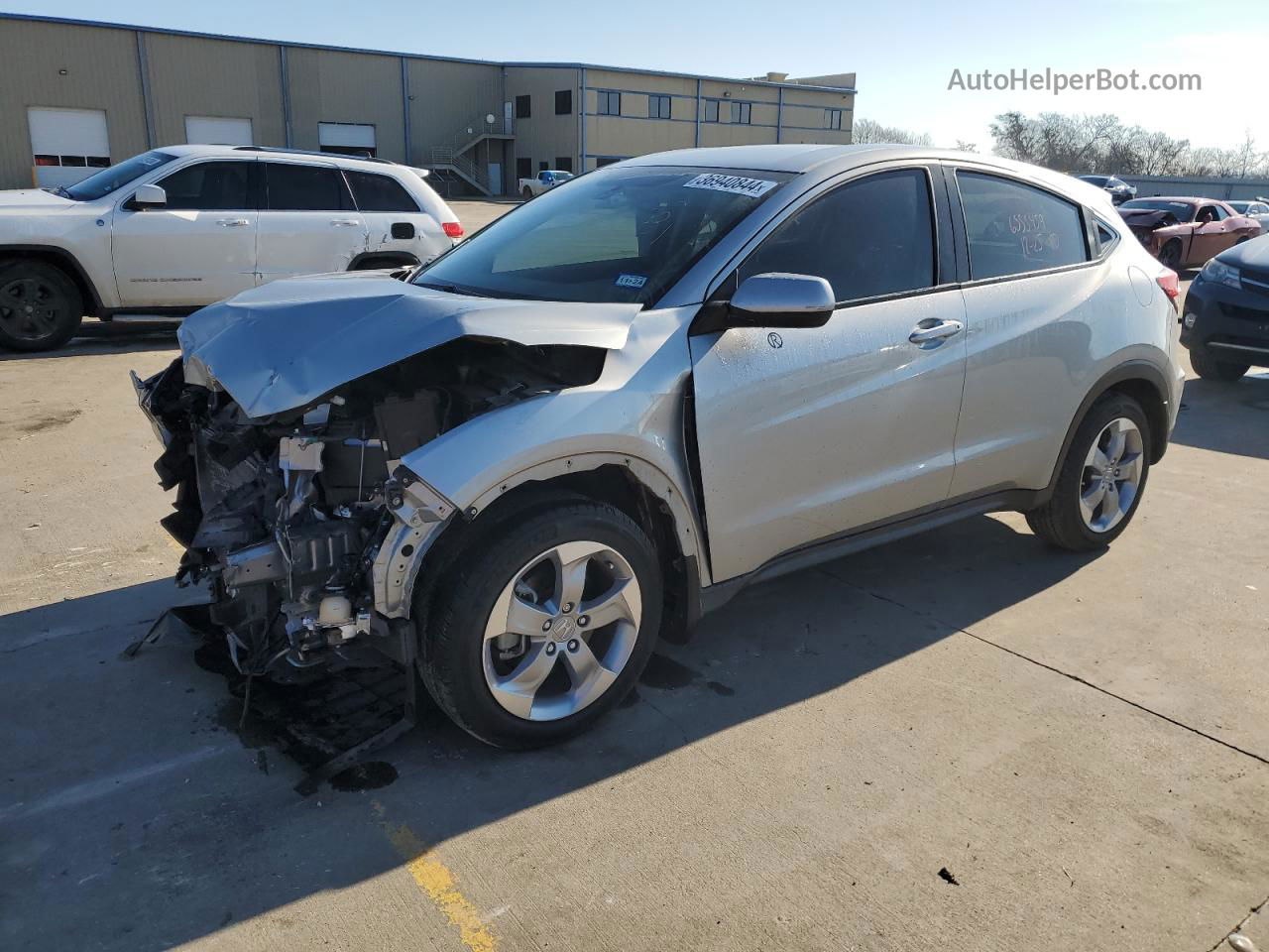 2019 Honda Hr-v Lx Silver vin: 3CZRU5H36KG701304