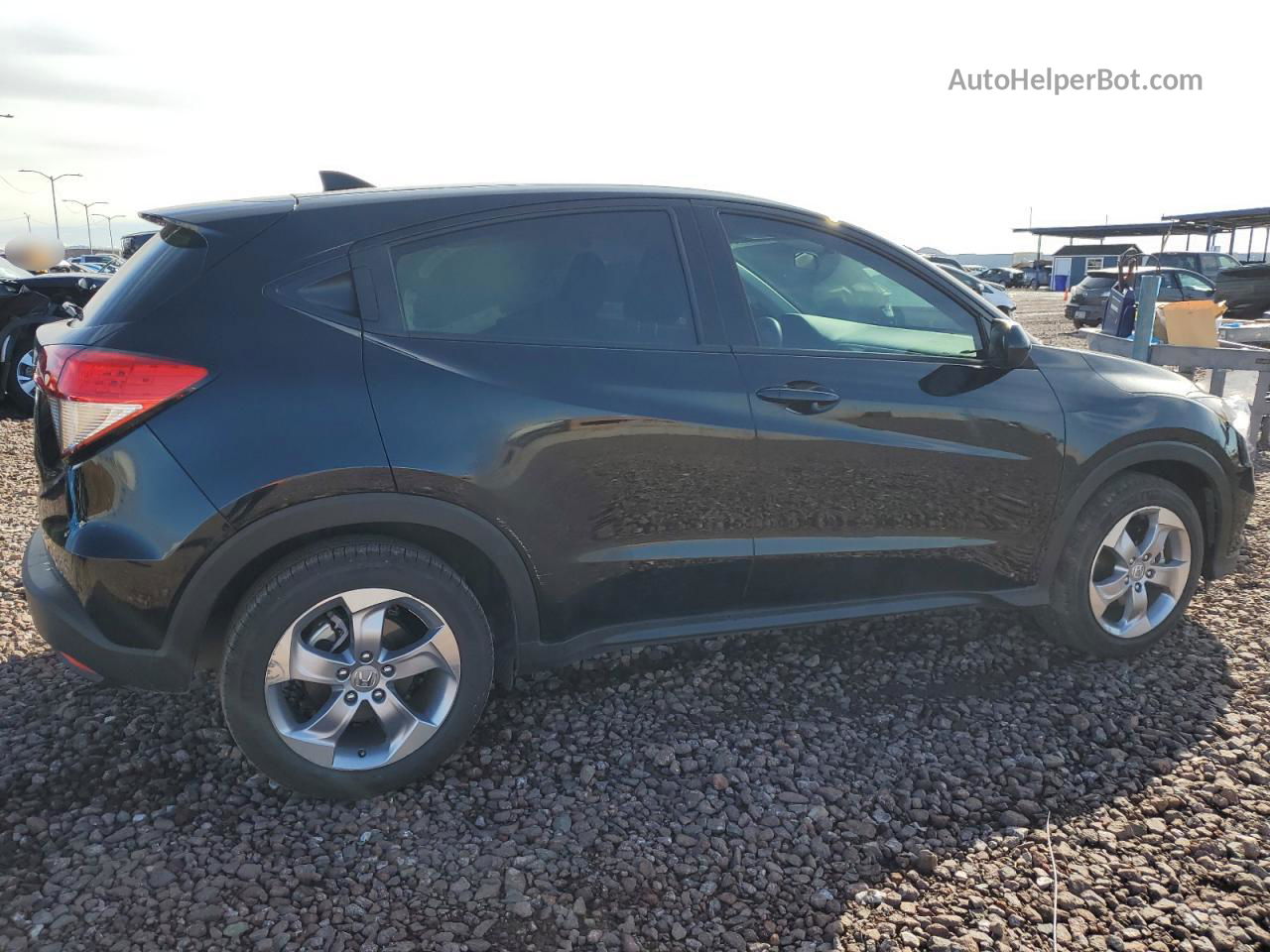 2019 Honda Hr-v Lx Black vin: 3CZRU5H36KG709113