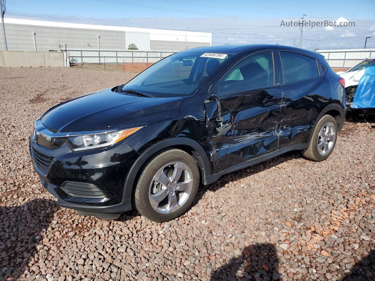 2019 Honda Hr-v Lx Black vin: 3CZRU5H36KG709113