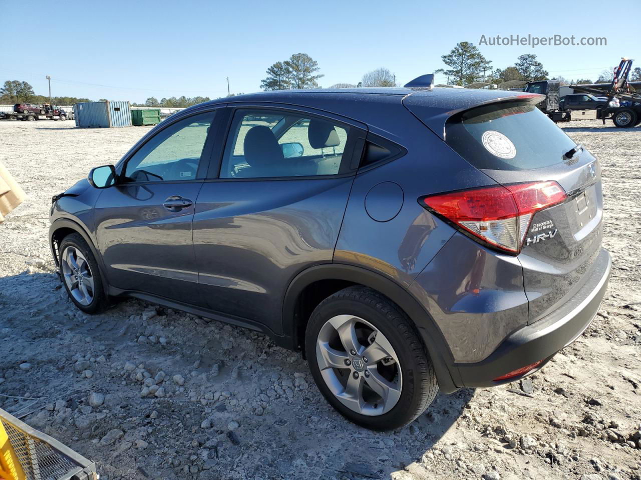 2019 Honda Hr-v Lx Gray vin: 3CZRU5H36KG710066