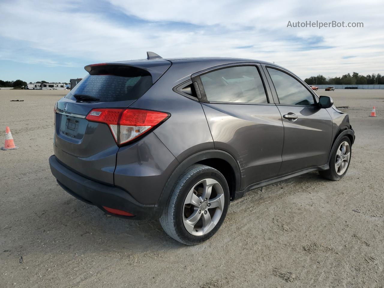 2019 Honda Hr-v Lx Gray vin: 3CZRU5H36KM720064