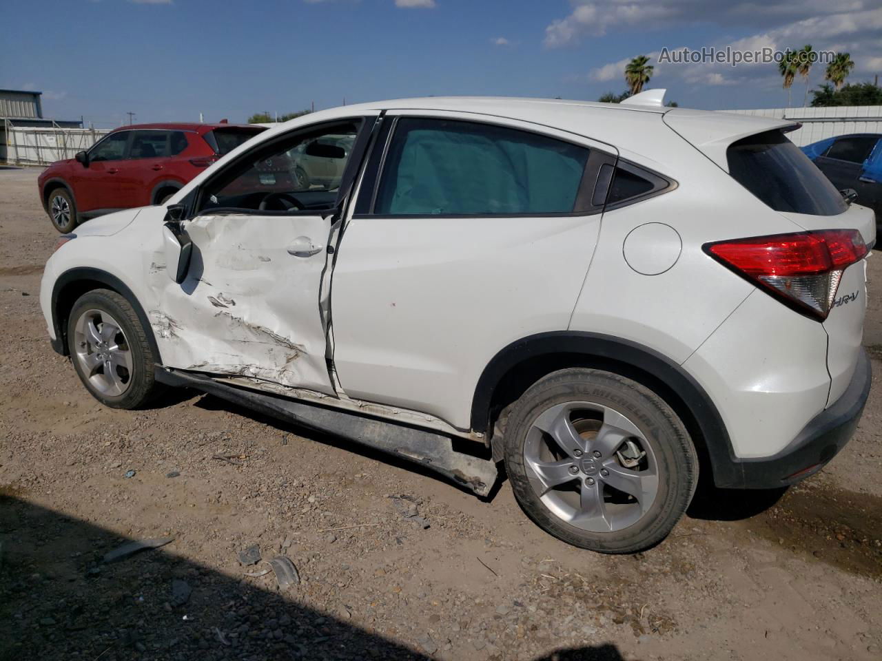 2019 Honda Hr-v Lx White vin: 3CZRU5H36KM724504