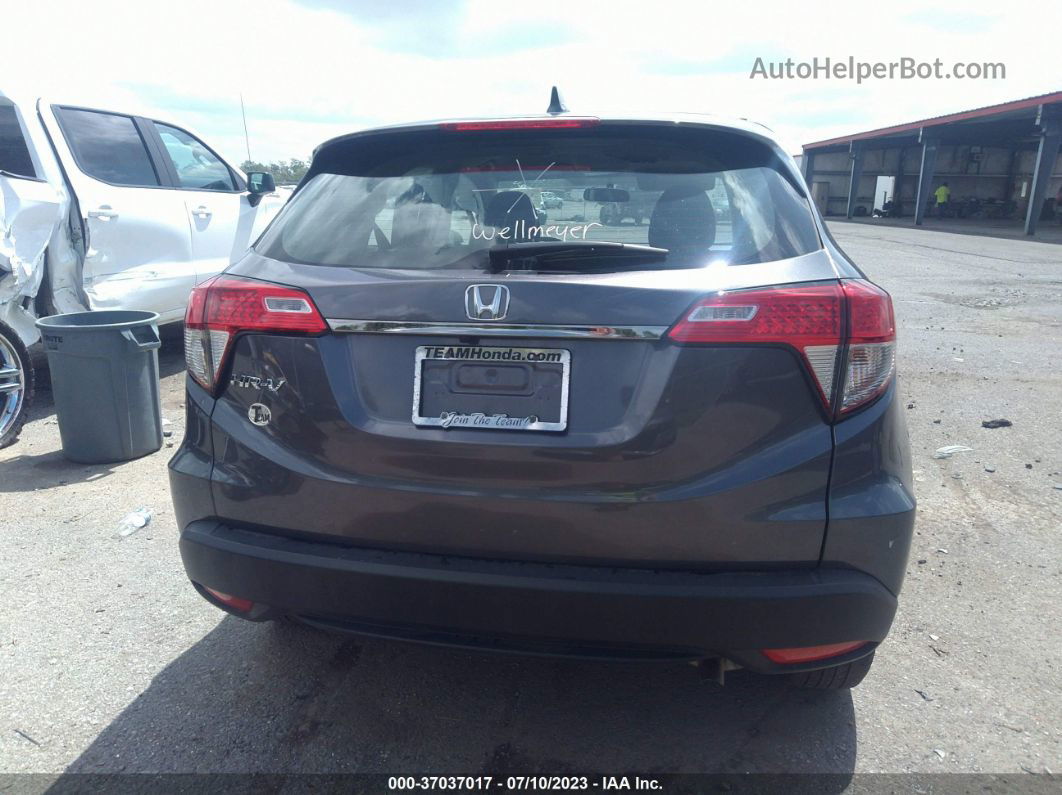 2021 Honda Hr-v Lx Gray vin: 3CZRU5H36MM724599