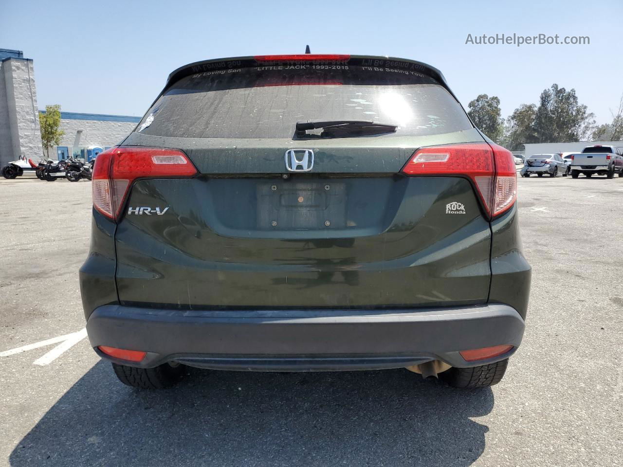 2016 Honda Hr-v Lx Зеленый vin: 3CZRU5H37GM716855