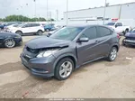 2016 Honda Hr-v Lx Gray vin: 3CZRU5H37GM723000