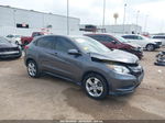 2016 Honda Hr-v Lx Gray vin: 3CZRU5H37GM723000